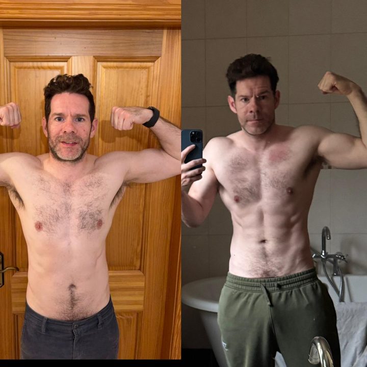 Client before and after transformation